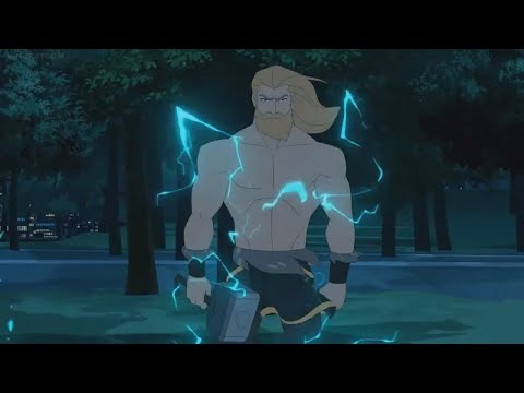 THOR(full power) vs BLACK PANTHER (Epic Battle) Full Fight | Marvel's Avengers Assemble [HD]