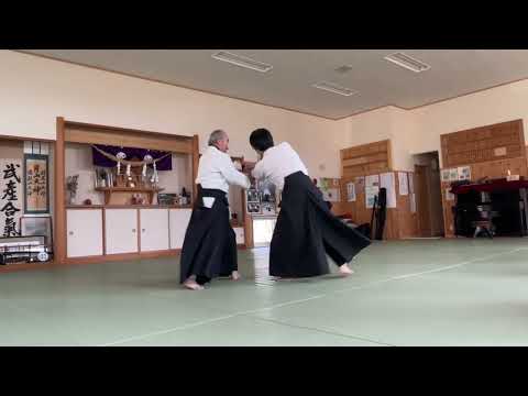 諸手捕り四方投げ　(3) 2025/4/5　日高浩師範　Hiroshi Hidaka Shihan  #aikido #合気道 #岩手 #盛岡