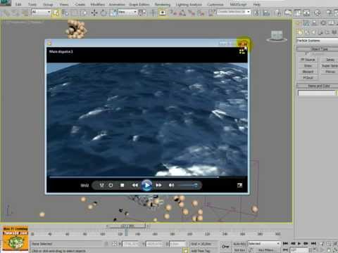 Video tutorial Autodesk 3ds max Particle System Presentation