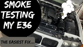 FINALLY Solving My E36's Vacuum Leak! (It was something simple)