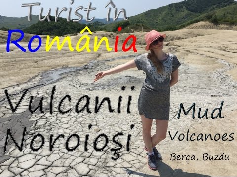 Turist in Romania: Vulcanii noroiosi (Mud Volcanoes), Buzau, Romania (English subtitle)