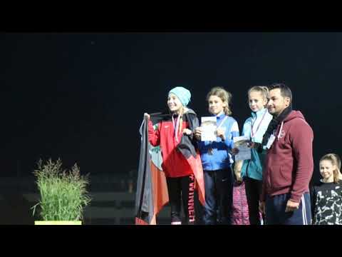 EKAG. European Kids Athletics Games 2016. High Jump. Anastasia Bukatina, 10 years old. Gold Medal.