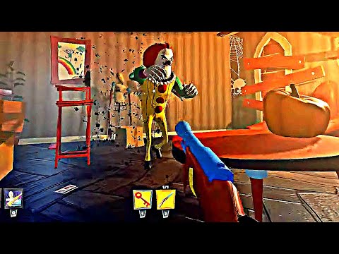 JUMPSCARED by The CLOWN Neighbor - But what Happened to Brave? *SECRET NEIGHBOR*