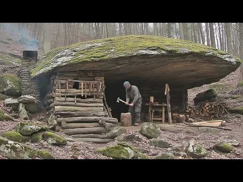 30 Days Alone Building an Underground Bushcraft Cave | Survival Shelter in the Rainforest