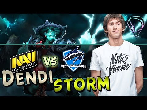 Dendi Storm. Na`Vi vs Vega (game3) @ The Summit 7 EU Quals