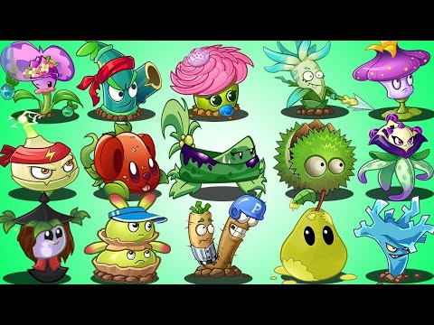 PvZ 2 Chinese - 05 Plants Max Level Vs Team 5 Iceage Gargantuar Zombies Level 5 - Who will win?