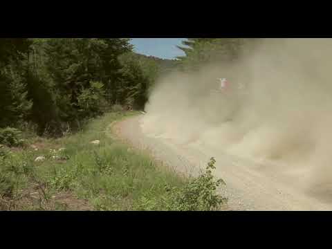 Short clip of subarus in classic SWRT livery at NEFR2019