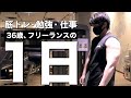 【36歳フリーランスの1日】減量から逃げちゃダメだ!背中に確実に効く筋トレ!