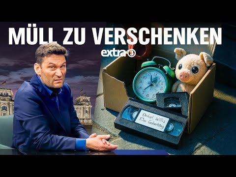 Video Thumbnail: Zu verschenken: Müll sucht neues Zuhause | extra 3 vom 26.06.2025 · Teil 2