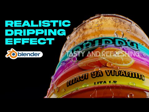 Blender Tutorial: This is How We Dripp Water In Blender 3D