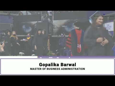 Graduation Ceremony | University of Washington | UW Bothell | MBA