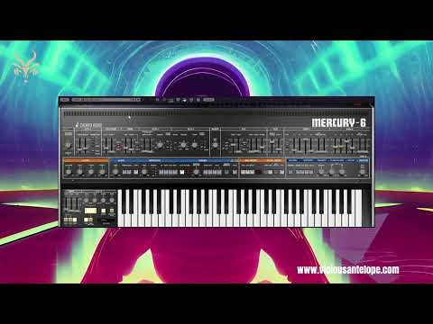 80's Flavored Synth Leads Presets for Cherry Audio Mercury-6 - Lead6 walkthrough Vicious Antelope