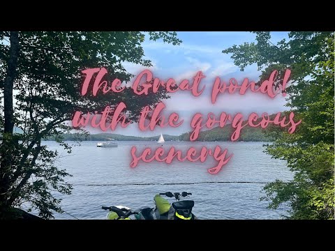 Great Pond - Belgrade Lakes, Maine. Gorgeous scenery!😱