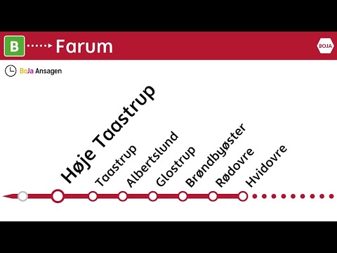 DSB announcements | B Høje Taastrup - Farum | S-tog København / S-Bahn Kopenhagen | BoJa Ansagen