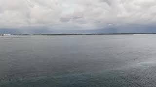 Time lapse Leaving Benoa Bali Indonesia on board the P&O Pacific Explorer