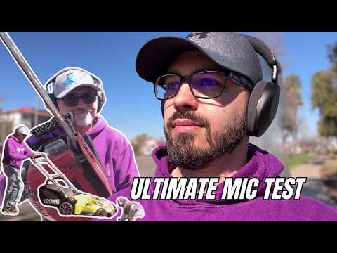 Jabra Evolve3 Ultimate Mic Test (Chainsaw, Lawn Mower, Dog & More)