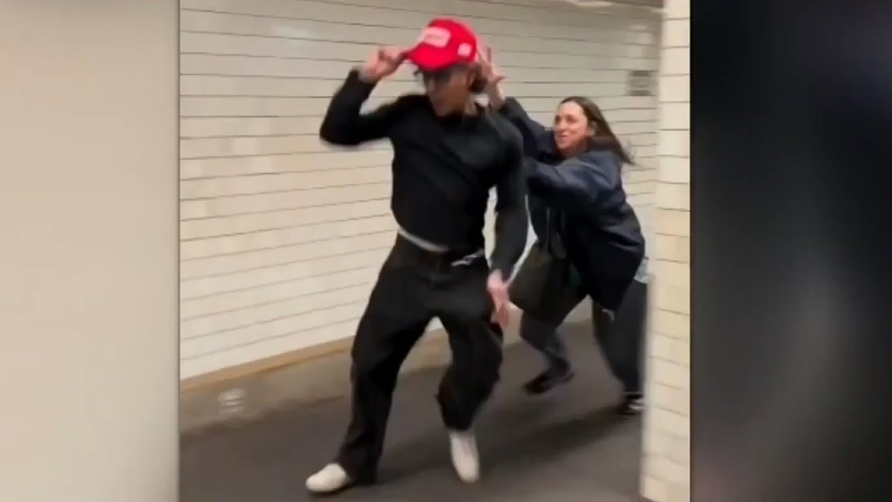 Young lefty cops ‘instant tariff from reality’ after MAGA hat meltdown