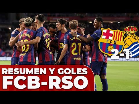 RESUMEN Y GOLES del FC BARCELONA 2 - REAL SOCIEDAD 1 | Audio Carrusel
