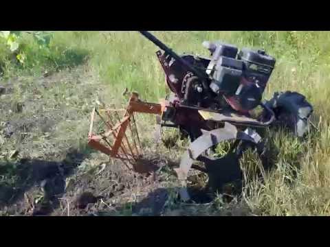 КОПАЕМ КАРТОШКУ МОТОБЛОКОМ КАСКАД.🔥🔥🔥