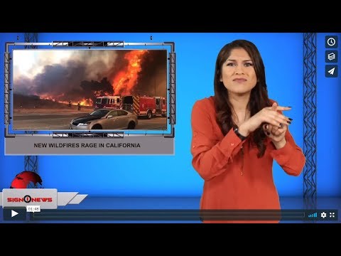 New wildfires rage in California (ASL - 10.31.19)