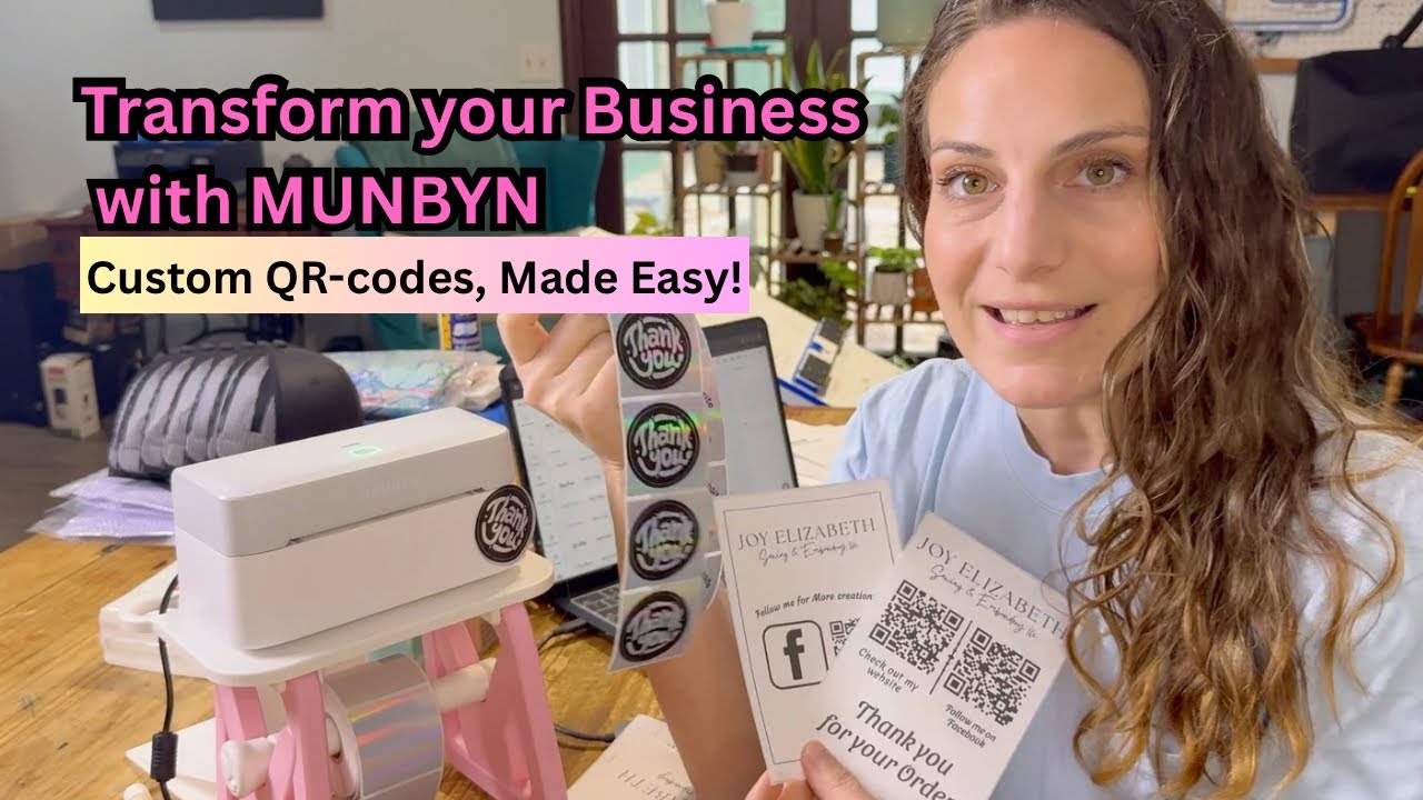 Transform Your Business with MUNBYN: Custom QR code Stickers Made Easy