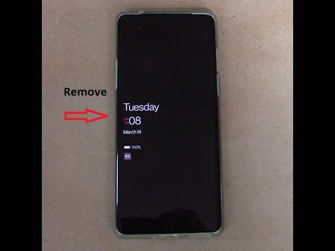 How To Remove The Clock From Lock Screen And Always On Display On A OnePlus 8 Smartphone