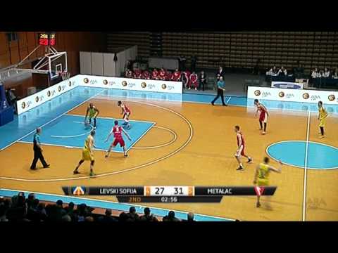 ABA Liga 2014/15, Round 22 match: Levski - Metalac Farmakom (13.2.2015)