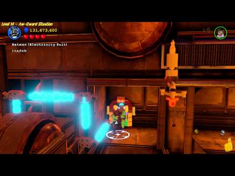 Lego Batman 3 Beyond Gotham: Lvl 14 Aw-Qward Situation FREE PLAY (All Collectibles) - (HTG)