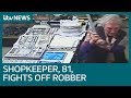 Shopkeeper 81 Fought Off Robber With Walking Stick ITV News
