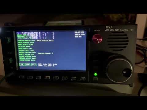 RS-998 Wolf DDC/DUC SDR Transceiver running FT8 natively