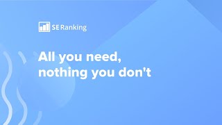 SE Ranking video