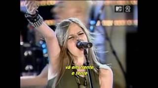 Avril Lavigne - Nobody&#39;s Fool (Live Rock N Roll Hall Fame 2002) (Legendado)