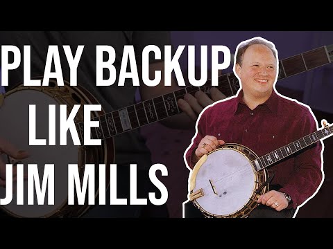 Play Backup Like Jim Mills // Bluegrass Banjo Lesson