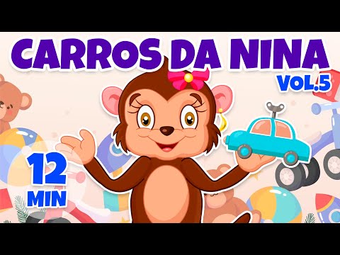 Carros da Nina Vol. 5 - Giramille 12 min | Desenho Animado Musical