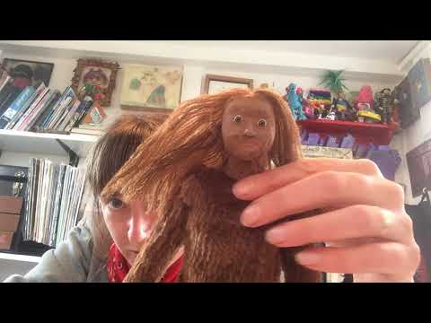 Violet's Work in Progress Stop Motion Puppet Making