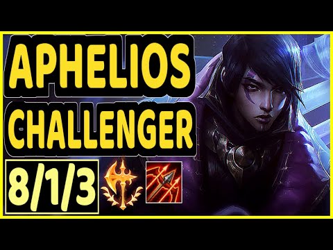 CODY SUN (APHELIOS) - 8/1/3 KDA CHALLENGER GAMEPLAY - NA