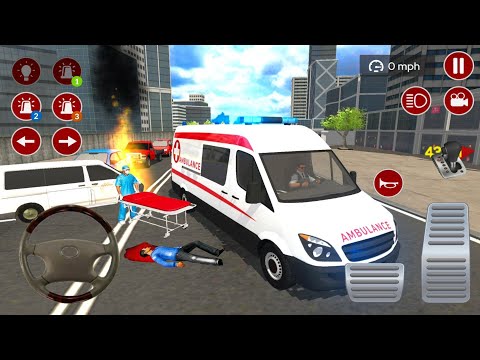 American Emergency Ambulance Van Driving Simulator - Android Gameplay
