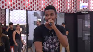 Ensayo de FAMOUS, MIKI y SABELA con los BAILARINES (CALYPSO) | OT 2018 | OT 2018