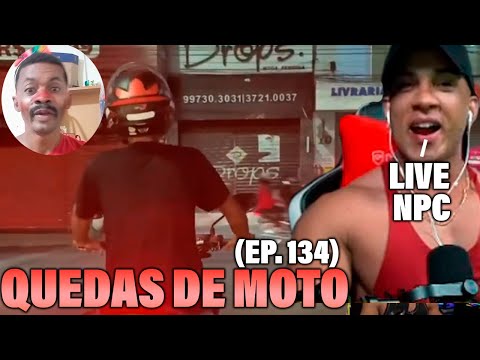 HUDSON AMORIM REAGINDO QUEDAS DE MOTO (EP. 134)