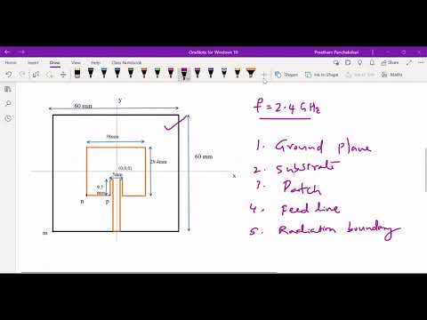 2 4GHz Microstrip patch antenna design using HFSS