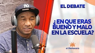 ¿En que eras bueno y malo en la escuela? en El Mañanero