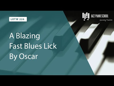 A Blazing Fast Blues Lick By Oscar (LOTW #226)