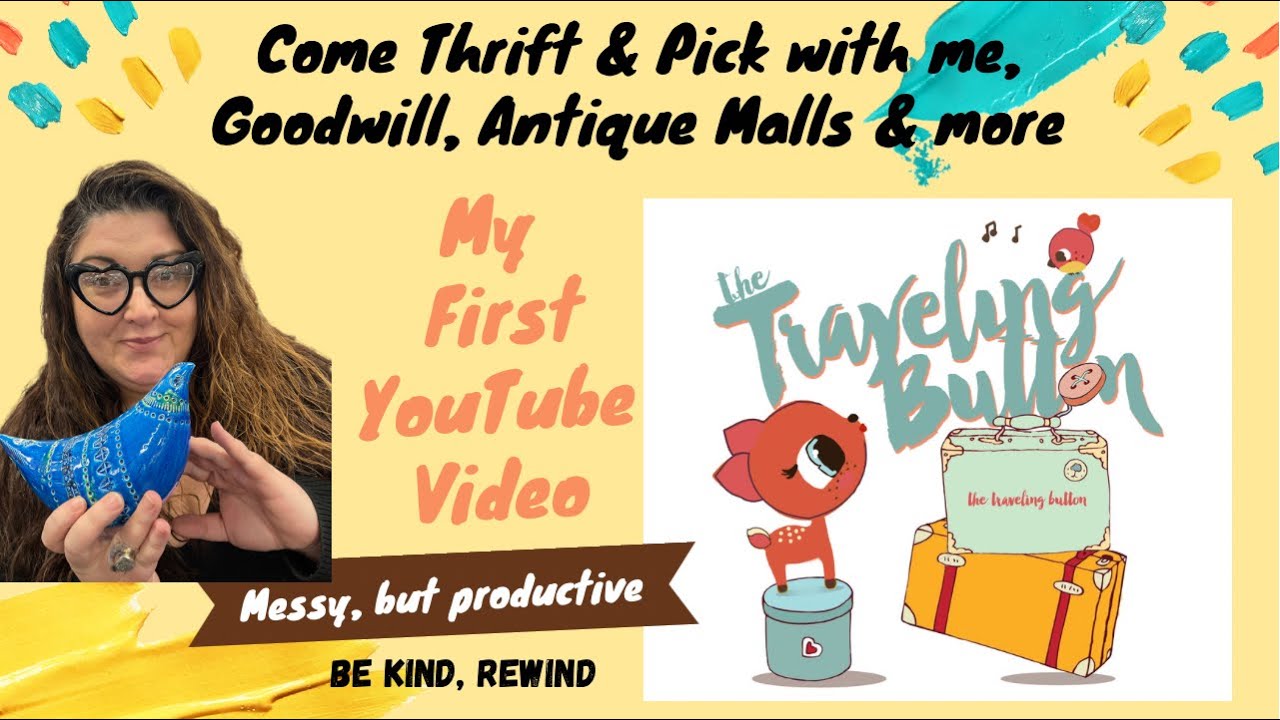 Thrift With Me for #vintagefinds At #goodwill #fleamarketfinds and the #antique mall, First Video!