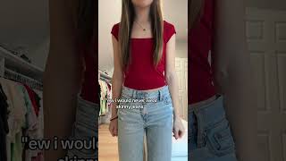 ARE SKINNY JEANS COMING BACK??🤔