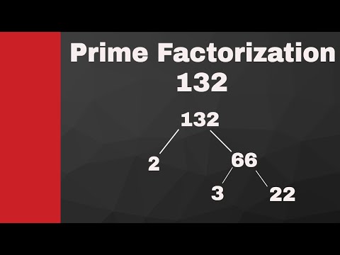Prime Factorization of 121 and 132