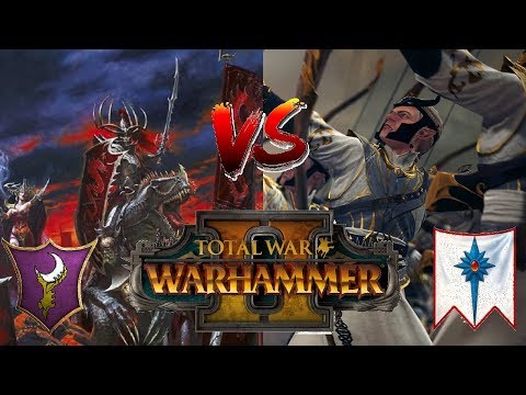 High Elves vs Dark Elves | ARCHERS GO - Total War Warhammer 2 Multiplayer Battle #20