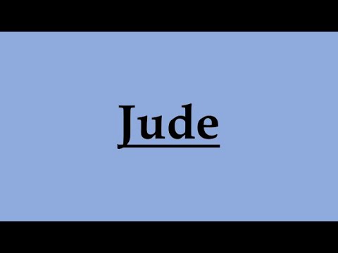 Lessons from Jude