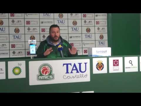 RP de Toni Ten tras el TAU Castelló - Sáenz Horeca Araberri J. 18 LEB ORO