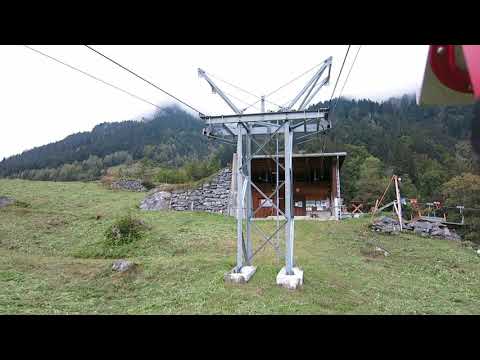 Luftseilbahn Silenen - Chilcherberge Bergfahrt 2021 - Cable Car Switzerland