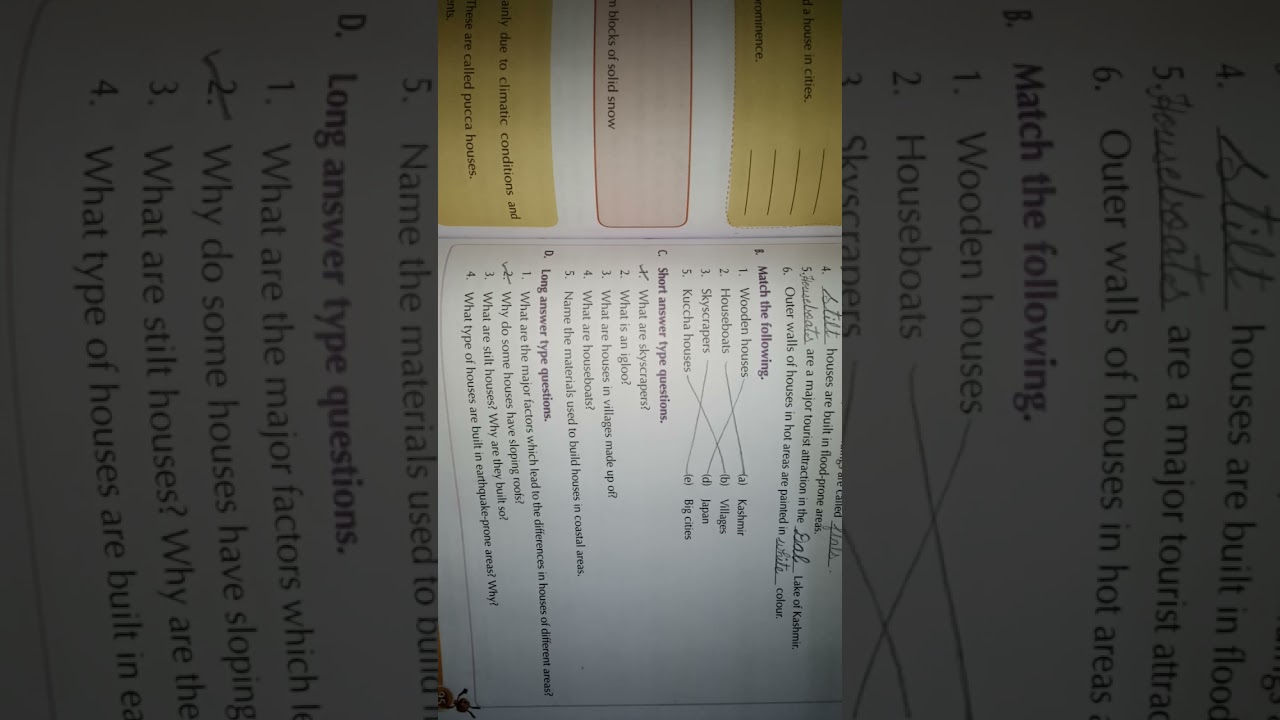 Class 4th Evs Revision 5